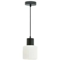 Meet by Paperflow TRANI plafondlamp, metaal, Ø 140 mm, E27 fitting, zwart/wit