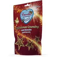Renske 6x Hondensnack Gezonde Beloning Hond Kerst Crunchy Lam 200 Gr