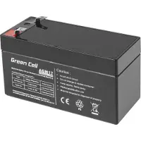 Green Cell 12V 1.2Ah (4.6mm) 1200mAh VRLA AGM accu