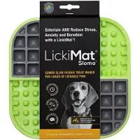 LickiMat Likmat Slomo Blauw 20 X 20 X 1 Cm