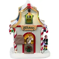 Lemax Blitzen's Den 12x14x19 cm Kersthuisje