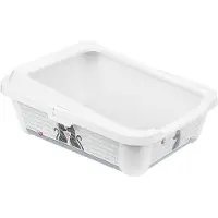 Carrefour Home Moderna plastic kattenbak met rand 50 cm Cats in Love Moderna