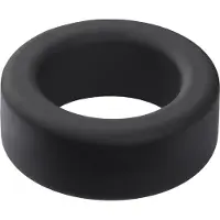 Love to love - COOL Ring - Klassieke Siliconen Cockring - Zwart