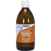 Now Omega-3 Visolie Vloeibaar (500 Milliliter) - vetzuren, omega-3 - omega-3