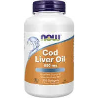 Now Levertraan (250 Softgels) - vetzuren, omega-3 - omega-3