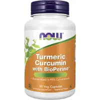 Now Turmeric Curcumin met BioPerine (90 Capsules) - kurkuma - kurkuma - kurkuma