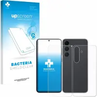 Upscreen - Screenprotector voor Samsung Galaxy S25 FE (Voor+Achter) - Folie Beschermfolie transparant antibacterieel