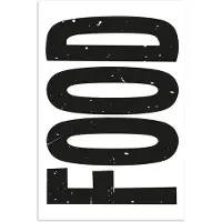 PosterMonkey Poster 40x60 cm - Food - Zwart - Wit - Decoratie - Posters - Wanddecoratie keuken - Muurdecoratie woonkamer - Decoratieve accessoires - Kamer muur decoratie
