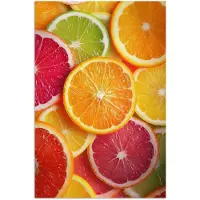 PosterMonkey Poster 20x30 cm - Fruit - Kleurrijk - Close up - Posters - Kamer decoratie - Wanddecoratie woonkamer - Muurdecoratie slaapkamer