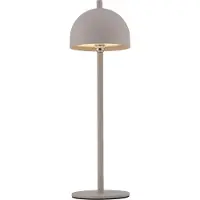 Schöner Wohnen LED tafellamp op batterijen Bellies, Sandbrise, IP54 dimbaar, crème / amber, Woon-/ Eetkamer, metaal, Scandinavisch