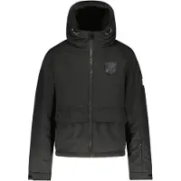 Superrebel ski-jas SPACE zwart Skijack Jongens Polyester Capuchon Effen - maat 152