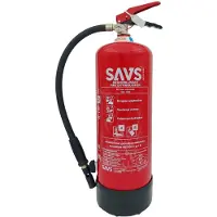 SAVS Brandblusser schuim 6 liter - 13A 113B - Fluorvrij en Vorstvrij - Met montagebeugel - Schuimblusser - 6L