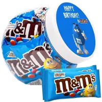 M&Ms M&M's Crispy chocolade - "Happy Birthday" - chocoladecadeau - verjaardagscadeau - verjaardag - 360g