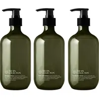 The Spa Collection Vetiver - Ecocert Cosmos Natural - Shampoo + Body Wash + Conditioner - 475 ml gerecyclede pompfles - Set van 3 stuks