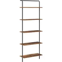 vidaXL Boekenplank 5-laags 60 x 24 x 168 cm Bewerkt hout Oudhout