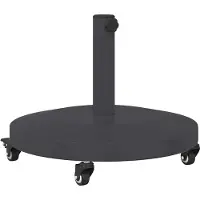 vidaXL Parasolvoet Donkergrijs 48 x 48 x 32 cm
