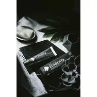 Ecodenta 4x Tandpasta Extra Whitening Black Houtskool 100 Ml