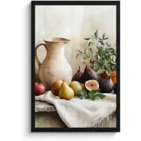 PosterMonkey Poster in lijst - Fotolijst 40x60 cm - Posters - Fruit - Kruiden - Landelijk - Posterlijst zwart - Decoratie - Wanddecoratie woonkamer - Muurdecoratie slaapkamer