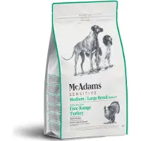 Mcadams Grainfree Dog Adult Sensitive Medium/Large Breed Free Range Turkey 2 kg
