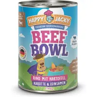 Happy Jacky Mono 6x410gD - Rundvlees met aardappel, wortel & lijnzaad