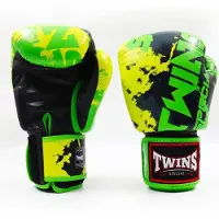 Twins special FBGVL-3 Candy Green - Leren bokshandschoenen - 14 oz - Gifgroen