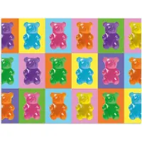 PosterMonkey Poster 160x120 cm - Art- Snoep - Kleurrijk - Posters - Kamer decoratie - Wanddecoratie woonkamer - Muurdecoratie slaapkamer XXL