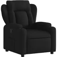 vidaXL Relaxfauteuil Zwarte Stof