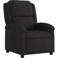 vidaXL Relaxfauteuil Zwarte Stof