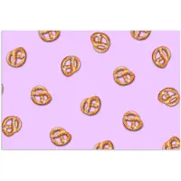 PosterMonkey Poster 30x20 cm - Pretzels - Eten - Paars - Posters - Kamer decoratie - Wanddecoratie woonkamer - Muurdecoratie slaapkamer
