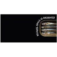 PosterMonkey Poster 40x20 cm - Sardines - Tekst - Vis - Blik - Posters - Kamer decoratie - Wanddecoratie woonkamer - Muurdecoratie slaapkamer