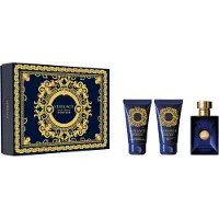 Versace Edt Spray 50 ml/Bad- en douchegel 50 ml/Aftershavebalsem 50 ml Dylan Blue Pour Homme Geschenkset