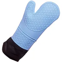 Hygostar siliconen-handschoen ´HEATTEC´, lichtblauw