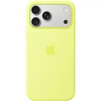 Apple Siliconenhoesje met MagSafe voor de iPhone 17 Pro Max - Neon Yellow