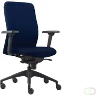 Euroseats Bureaustoel Vigo blauw