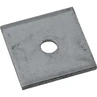 Waelbers Volgplaat M12/50x50x4mm, blauw verzinkt (GV) - 100 Stuk(s) - 310054.13