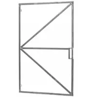 Waelbers Poortframe met slotkast 55x100, thermisch verzinkt (FV) 1.8 mm - 1 Stuk(s) - 599095.99