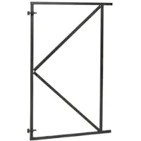Waelbers Poortframe 100x155 Zwart 1.8 mm - 1 Stuk(s) - 599037.99