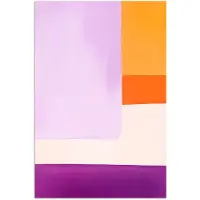 PosterMonkey Poster 60x90 cm - Vlakken - Abstract - Rechthoekig - Oranje - Posters - Kamer decoratie - Wanddecoratie woonkamer - Muurdecoratie slaapkamer