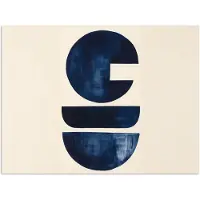 PosterMonkey Poster 160x120 cm - Vormen - Blauw - Abstract - Posters - Kamer decoratie - Wanddecoratie woonkamer - Muurdecoratie slaapkamer XXL