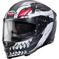 Caberg Avalon X Punk Integraalhelm Mat/Zwart/Rood/Wit/Grijs L, unisex