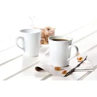 Ritzenhoff & Breker VIO koffiemok, 300 ml, wit porselein, vaatwasserbestendig, hoogte: 100 mm, Kopje, Wit