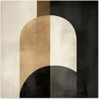 PosterMonkey Poster 100x100 cm - Geometrische - Vormen - Wit - Posters - Kamer decoratie - Wanddecoratie woonkamer - Muurdecoratie slaapkamer XXL