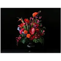 PosterMonkey Poster 80x60 cm - Bloemen - Boeket - Sierlijk - Posters - Kamer decoratie - Wanddecoratie woonkamer - Muurdecoratie slaapkamer