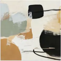 PosterMonkey Poster 75x75 cm - Paint - Abstract - Kleuren - Posters - Kamer decoratie - Wanddecoratie woonkamer - Muurdecoratie slaapkamer