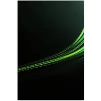 PosterMonkey Poster 40x60 cm - Gaming - Lijnen - Boog - Groen - Posters - Kamer decoratie - Wanddecoratie woonkamer - Muurdecoratie slaapkamer