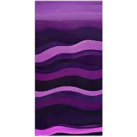 PosterMonkey Poster 75x150 cm - Lijnen - Golven - Paars - Abstract - Posters - Kamer decoratie - Wanddecoratie woonkamer - Muurdecoratie slaapkamer