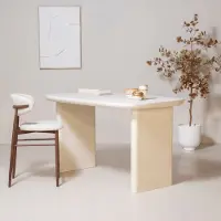 Giga Meubel Bartafel Maya Deens Ovaal Beige 160x90cm