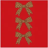 PosterMonkey Poster 50x50 cm - Strikken - Panterprint - Rood - Posters - Kamer decoratie - Wanddecoratie woonkamer - Muurdecoratie slaapkamer