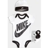 Nike 3 Piece Futura Logo Babygrow Set Infant, white