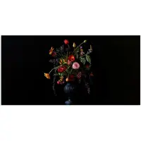 PosterMonkey Poster 40x20 cm - Bloemen - Bessen - Klassiek - Posters - Kamer decoratie - Wanddecoratie woonkamer - Muurdecoratie slaapkamer